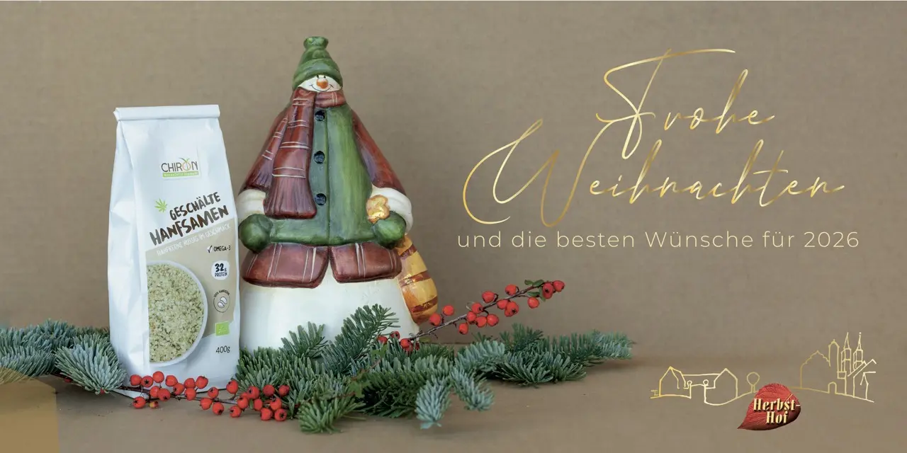 Weihnachtskarte Seite 1